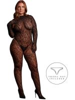 Le Désir - Roxy - Leopard Open Knit Cat Suit