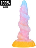 Fiction Cocks by Shots - Rainbow Kraken - Silicone Butt Plug - Rainbow
