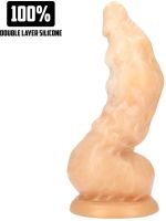 Fiction Cocks by Shots - Golden Alien Invader - Silicone Dildo