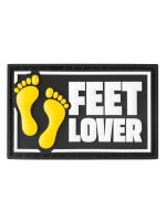 Fuck & Fist - Patch Tag "Feet Lover" with Velcro