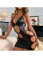 De Namour Lingerie by Shots - Wetlook Cut-out Strappy Dress